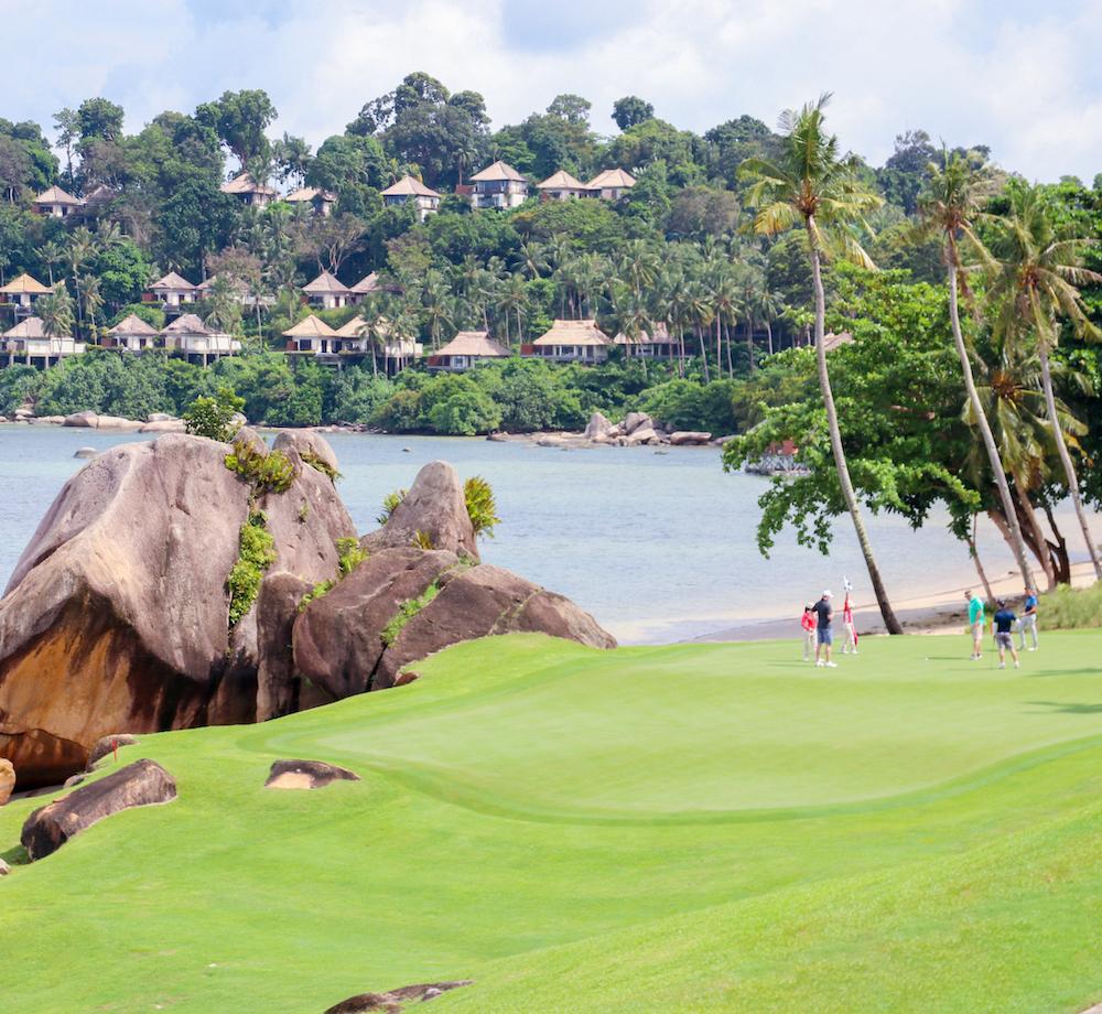 Bintan, banyan tree, golf, ocean, view