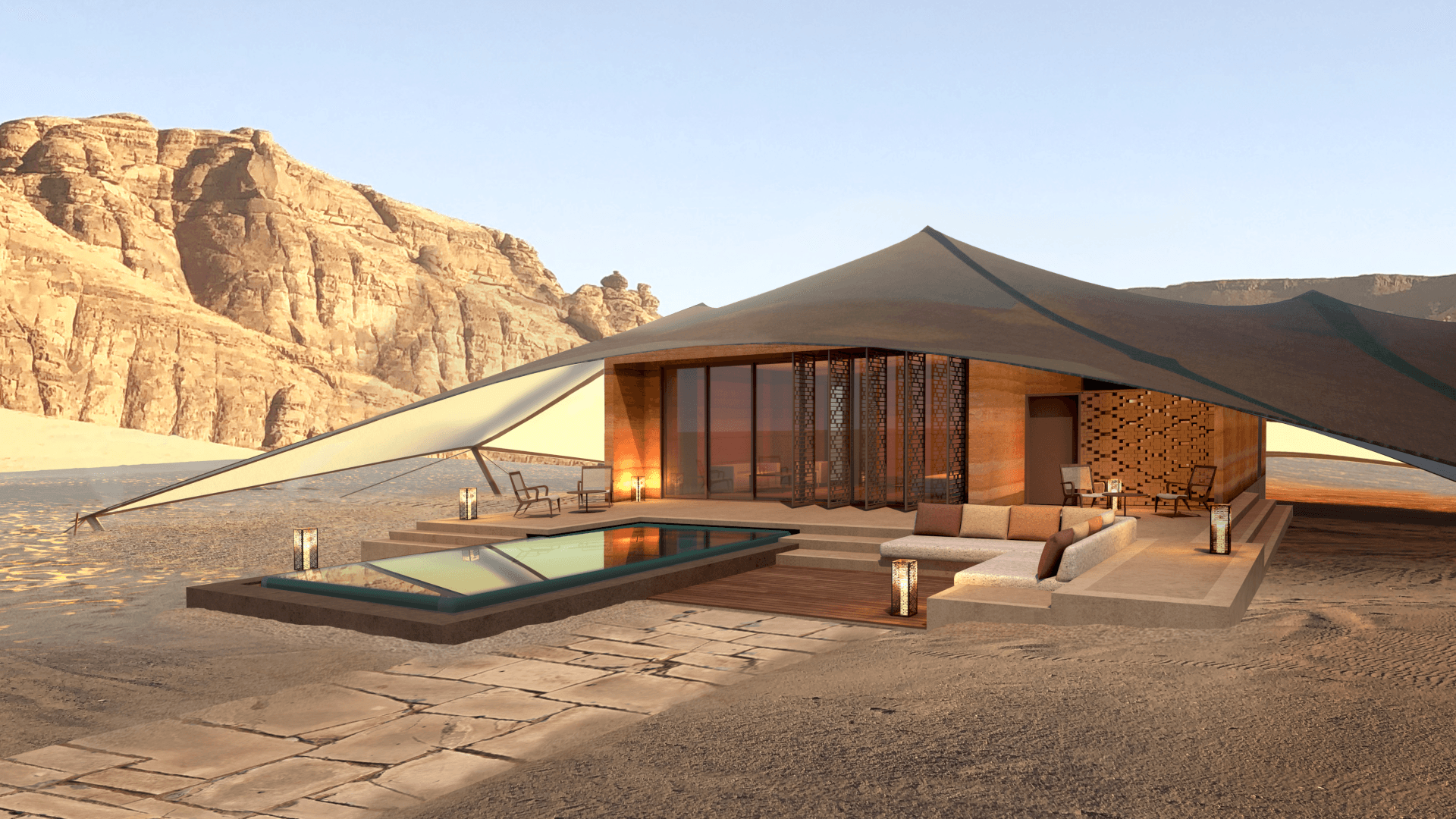 Dune onebed villa pool