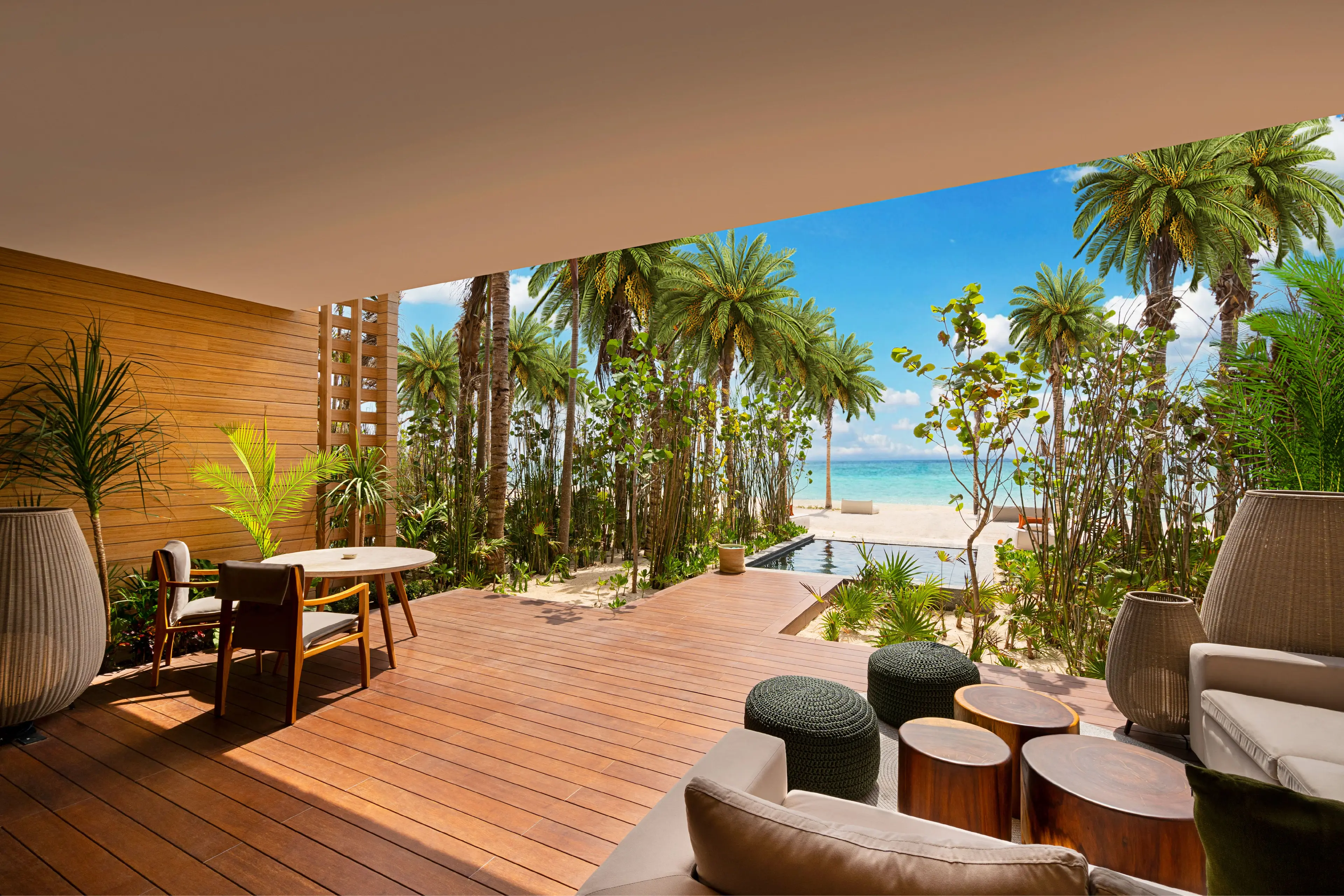 Beachfront Lanai Pool Suite - King