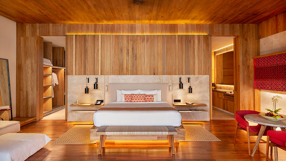 Banyan Tree Mexico Mayakoba Offers - Best Available Rate Beachfront Pool Suite Room Frontal View