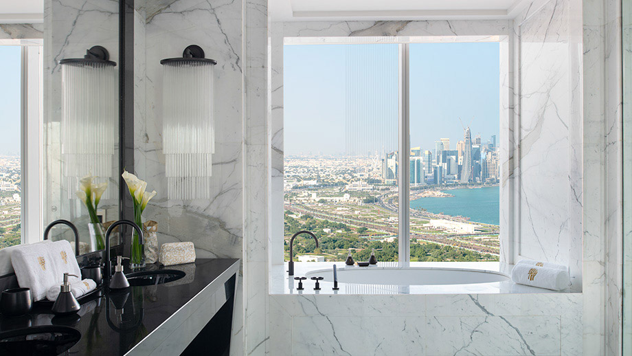 Banyan Tree Qatar Doha Accommodation - Serenity Club Suite Bathroom