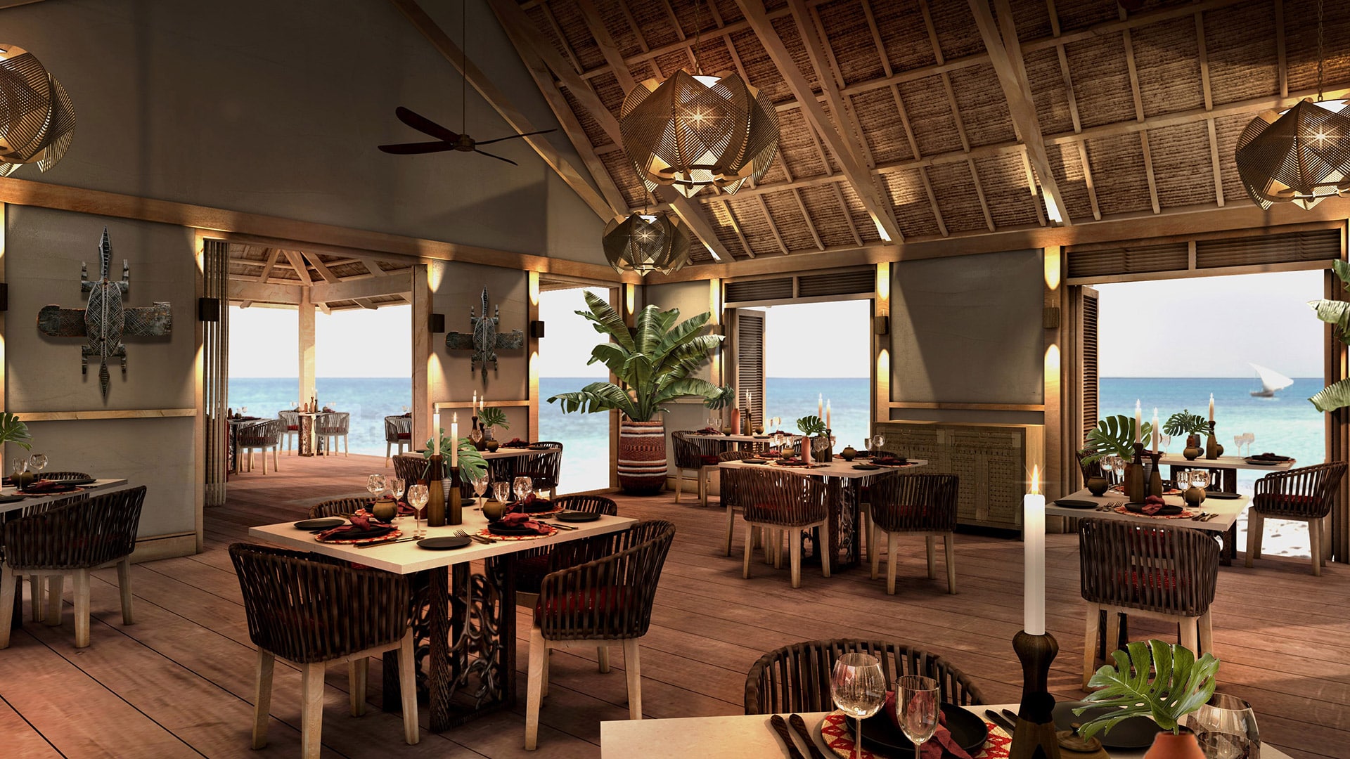 Dining: Restaurants | Ilha Caldeira Mozambique - Banyan Tree