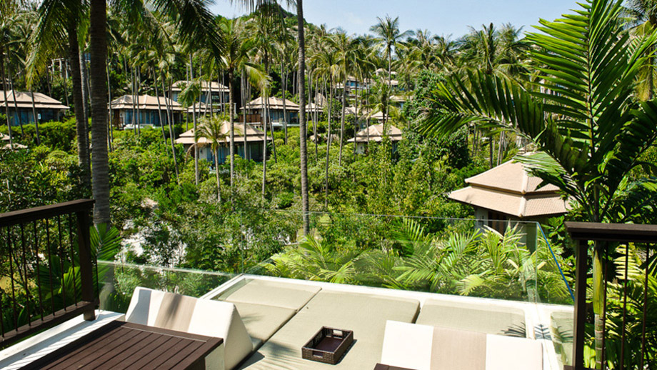 Banyan Tree Thailand Samui Accommodation - Deluxe Pool Villa Deck View