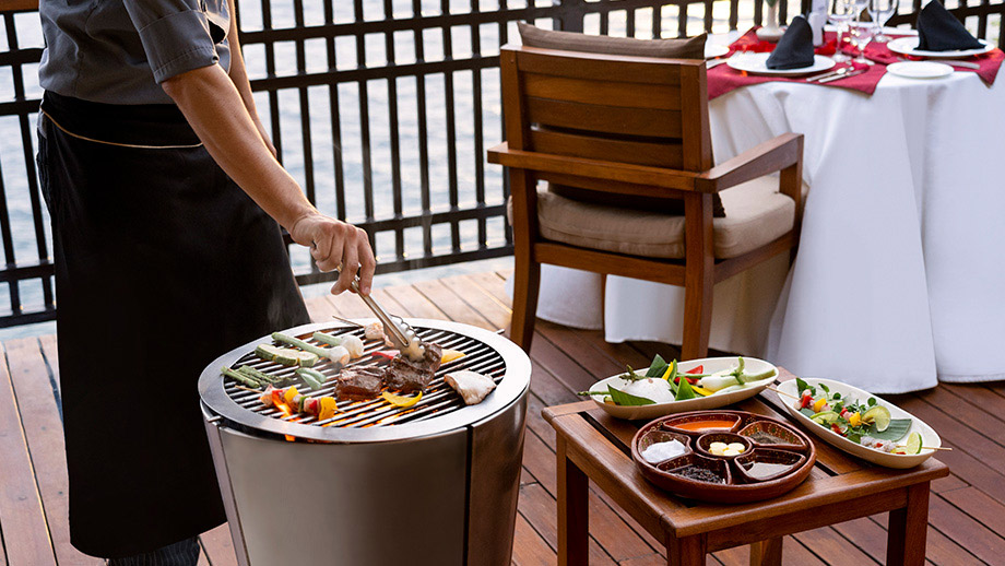 Banyan Tree Mexico Cabo Marques Dining - In Villa Barbecue