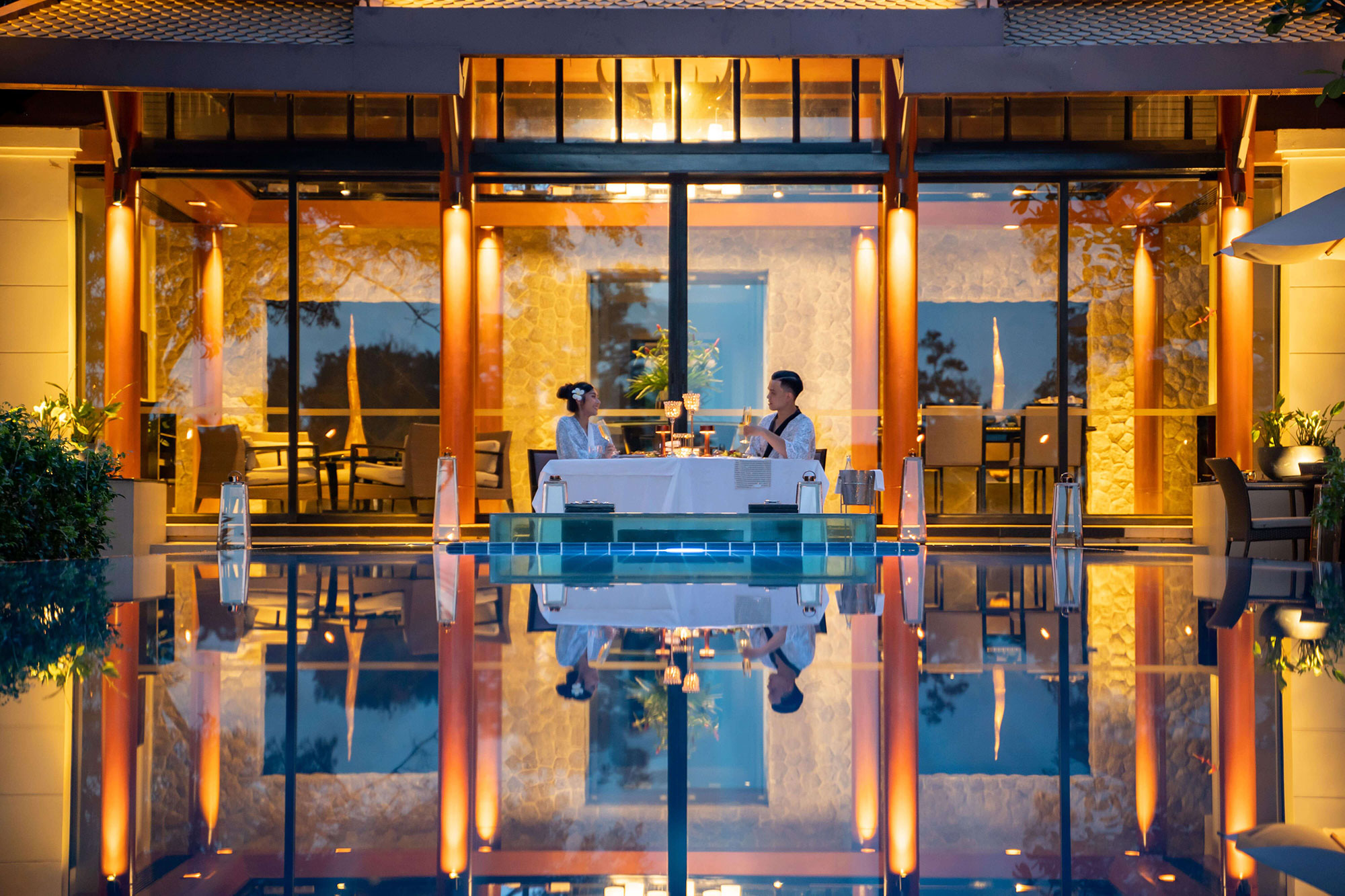 Banyan Tree Thailand Phuket Gallery - Invilla Bbq Evening Couple