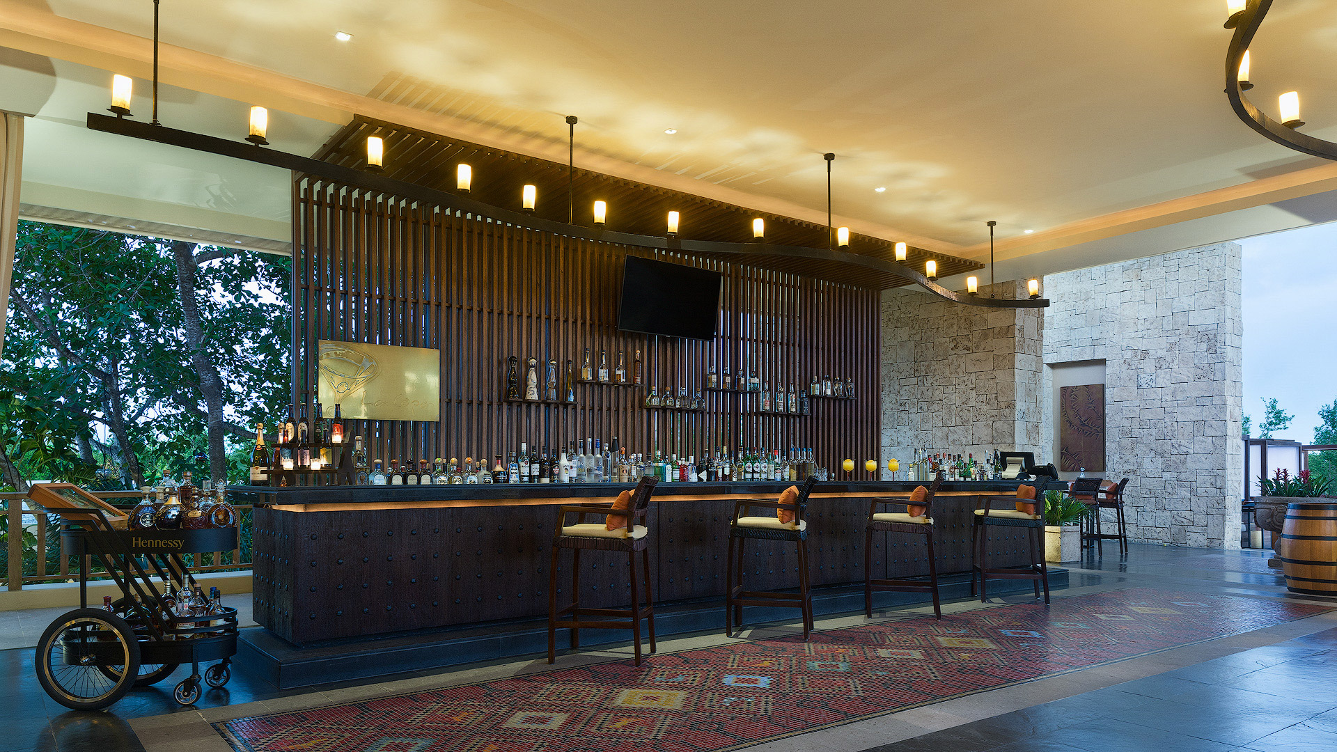 Banyan Tree Mexico Mayakoba Dining - La Copa Lobby Bar