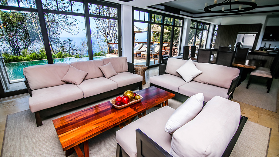 Banyan Tree Mexico Cabo Marques Accommodation - Villa Cerezo Living Room