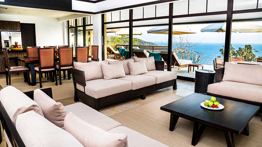 Banyan Tree Mexico Cabo Marques Accommodation - Villa Ciruelo Living Room