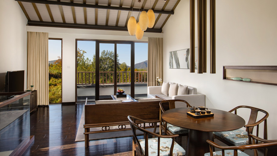 Banyan Tree China Huangshan Accommodation - Hongcun Townhouse Living Area