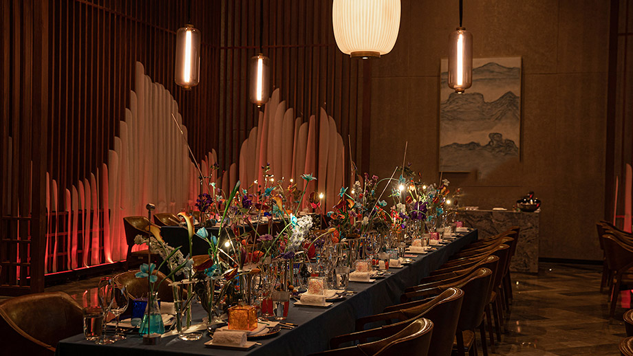 Banyan Tree China Anji Weddings Honeymoons Family Dinner Table