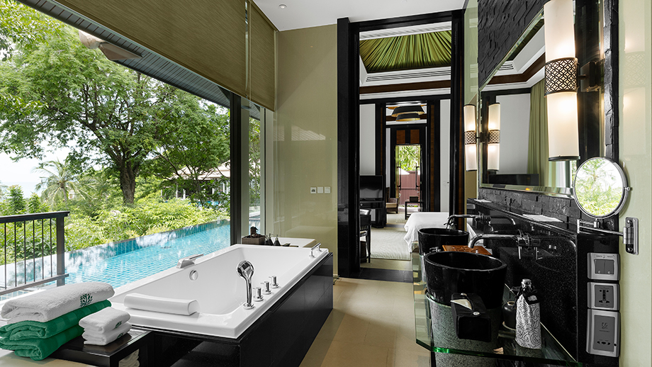 Banyan Tree Thailand Samui Accommodation - Wellbeing Sanctuary Pool Villa Partial Ocean View Bathroom