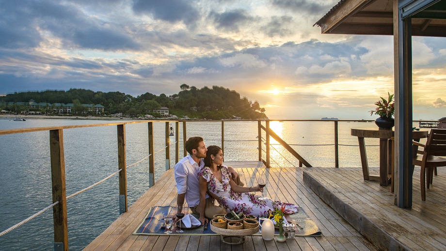 Banyan Tree Indonesia Bintan Accommodation - Kelong Villa Sunset Dinner