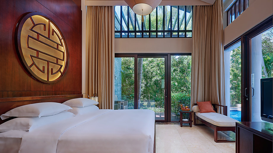 sanya wellbeing lagoon pool villa