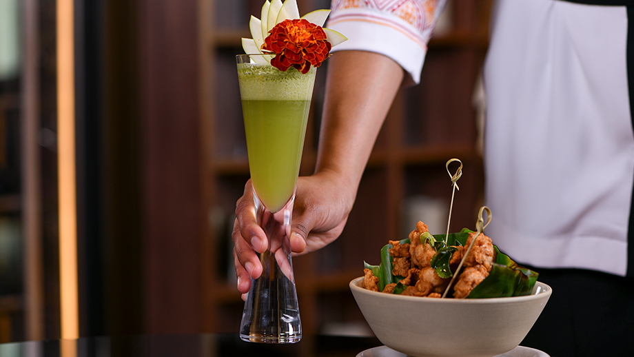 Food and drinks at Saffron Doha