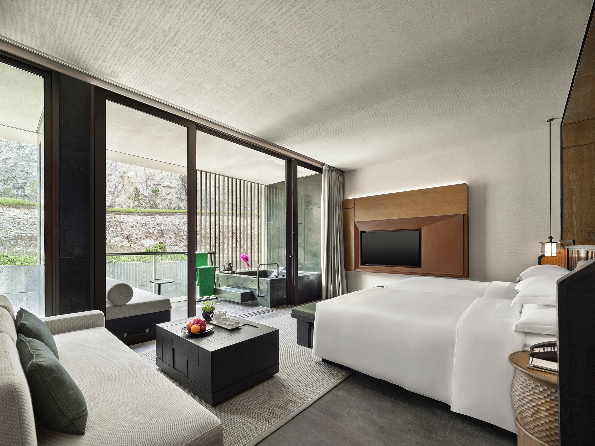 梦谷崖景双床房