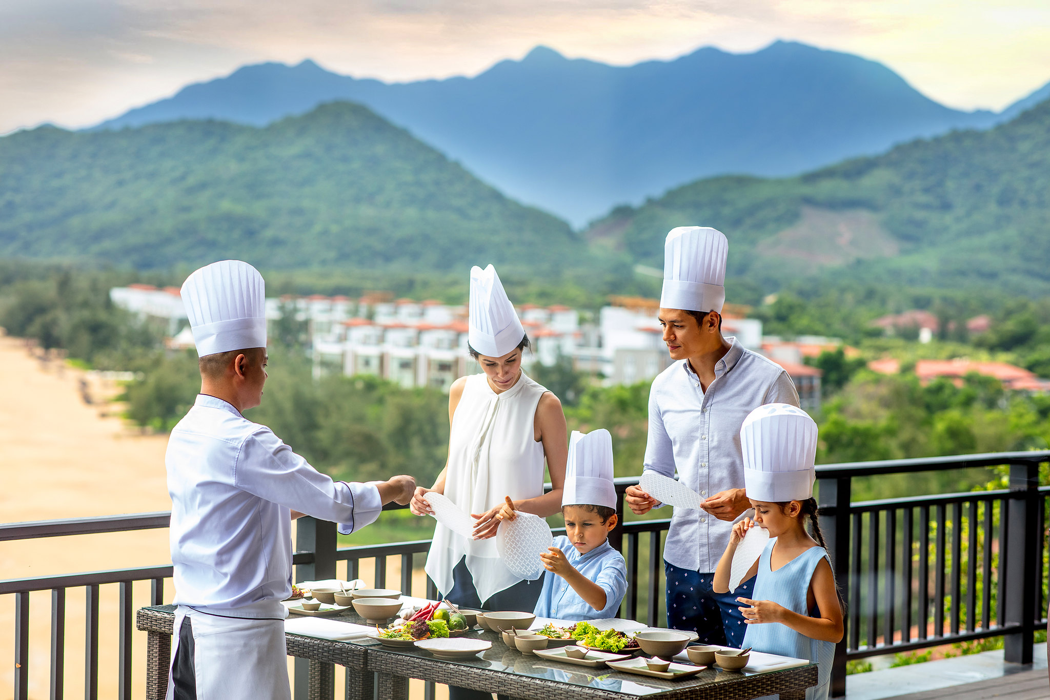 family cooking class