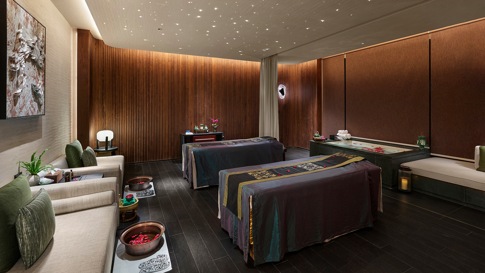 Spa treatment room