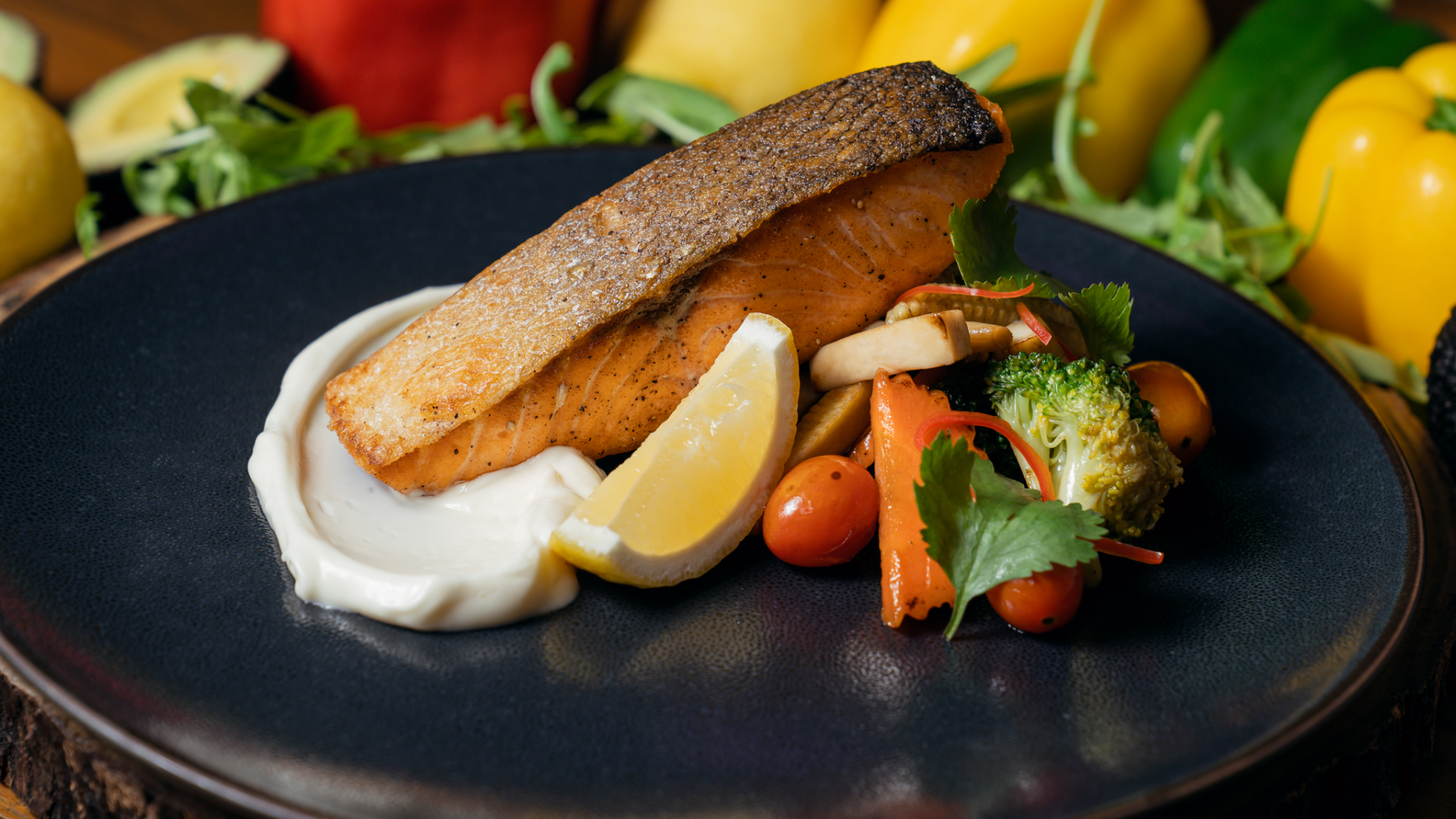 Banyan Cafe Salmon Steak