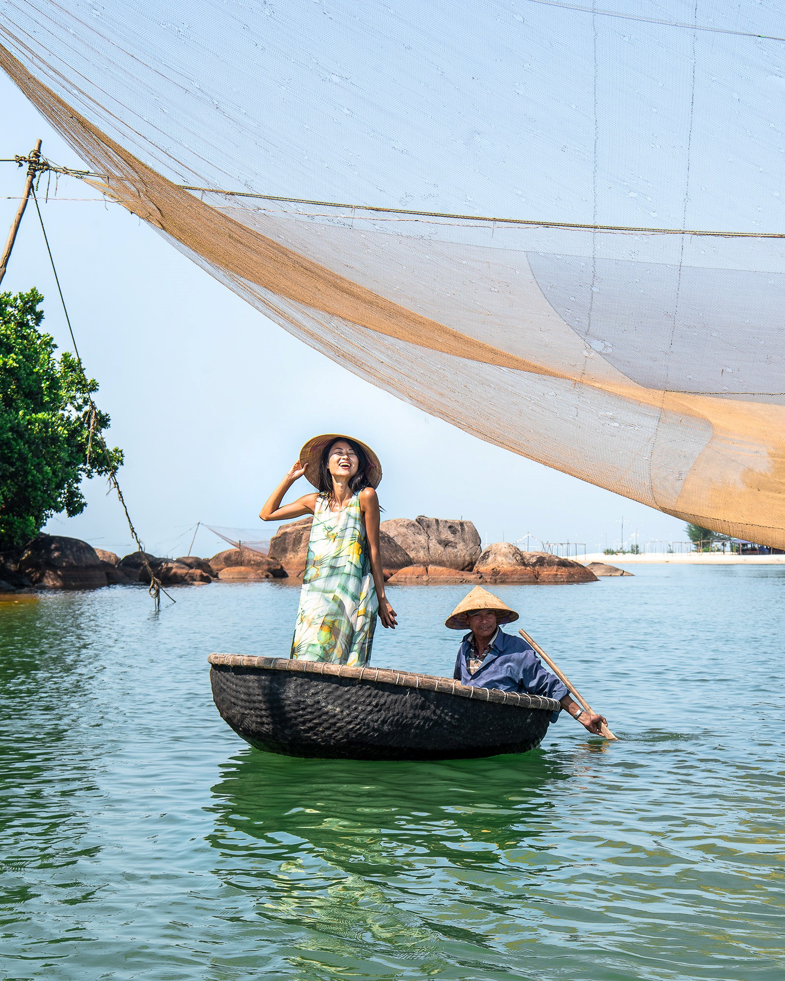 Viet Nam Basket Boat