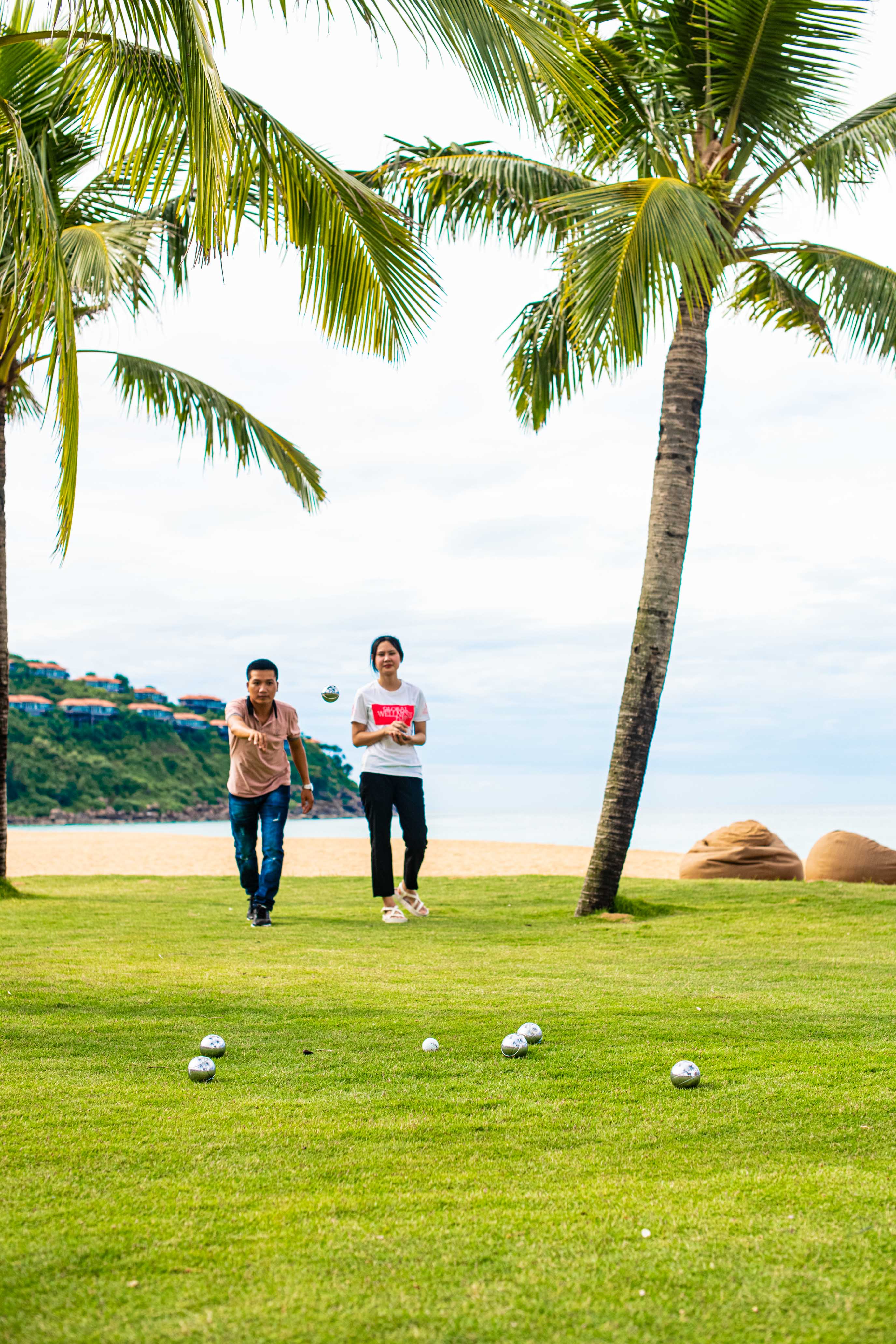 Bocce at Banyan Tree Lang Co