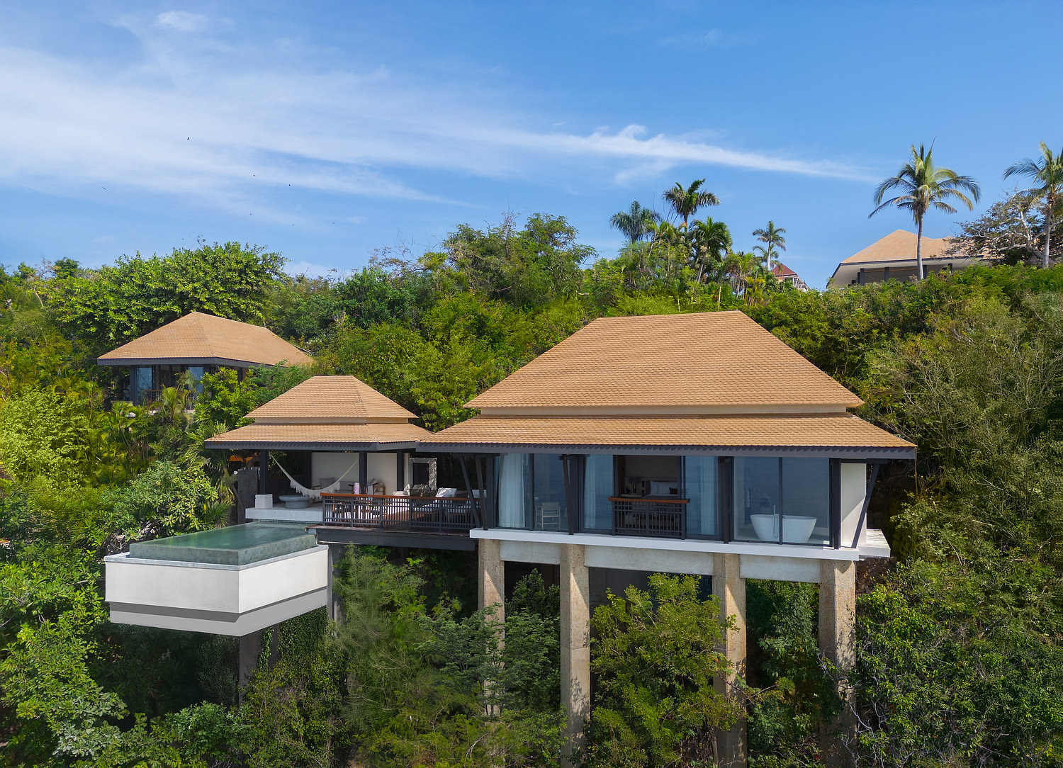 HILLSIDE POOL VILLA EXTERIOR CABO MARQUES ACAPULCO EXTERIOR