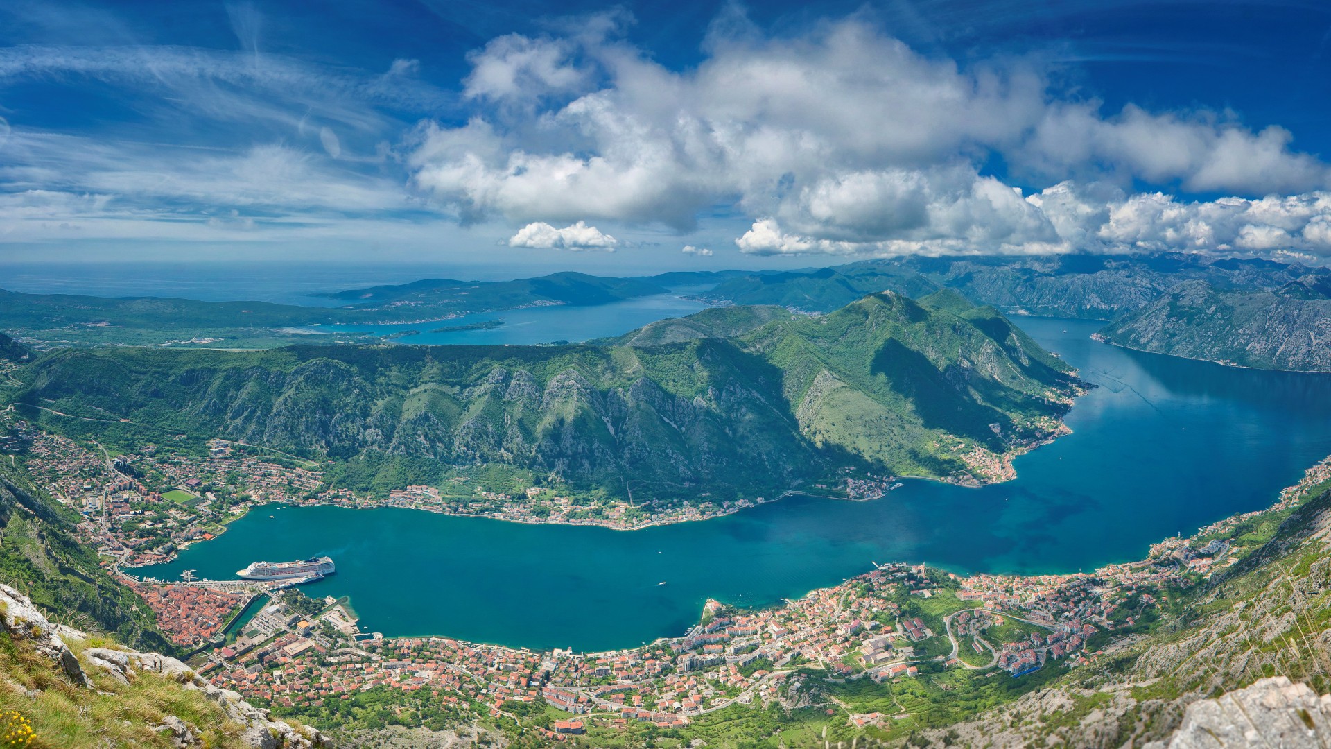 Boka Bay in Montenegro