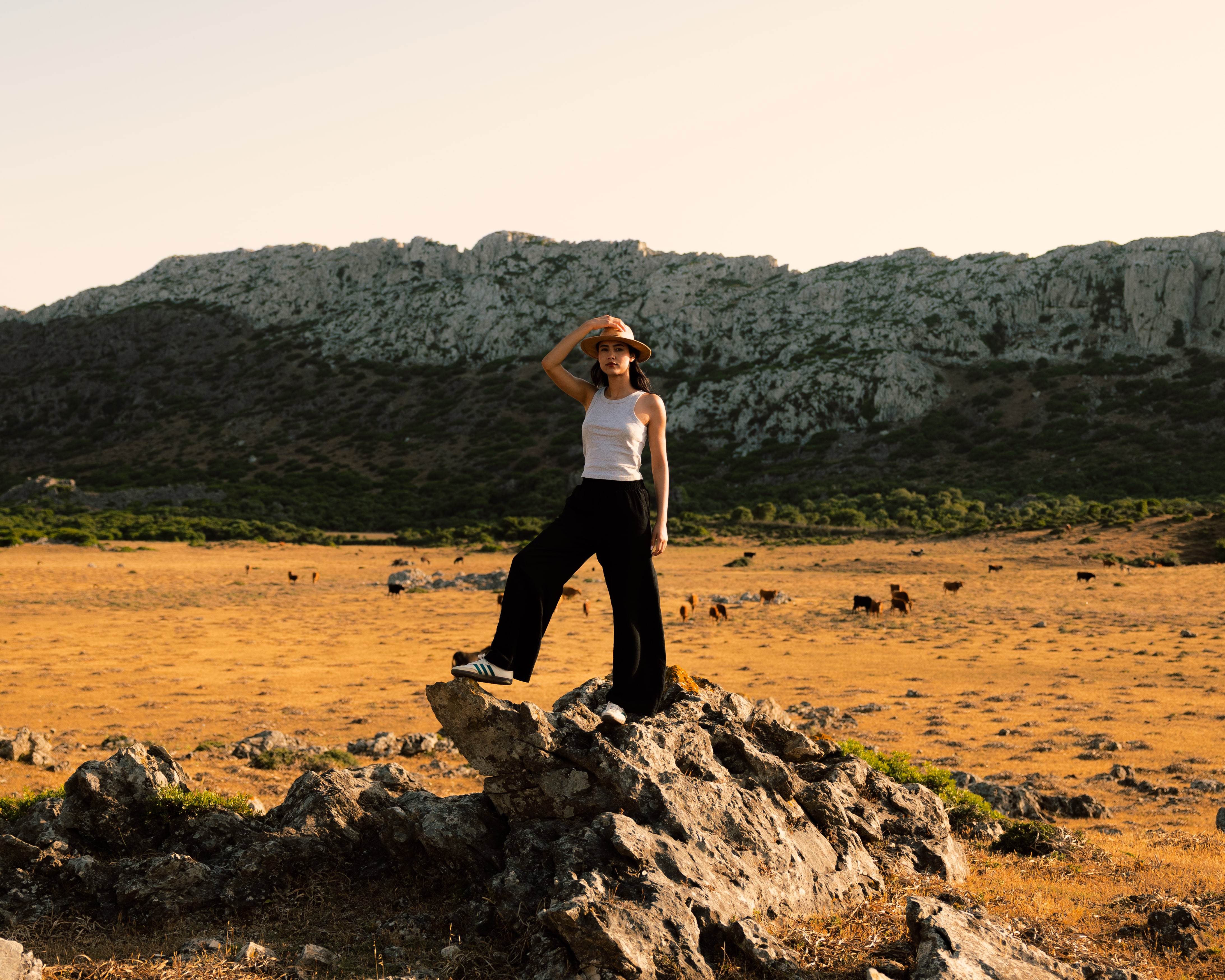 Hiking in tamouda bay