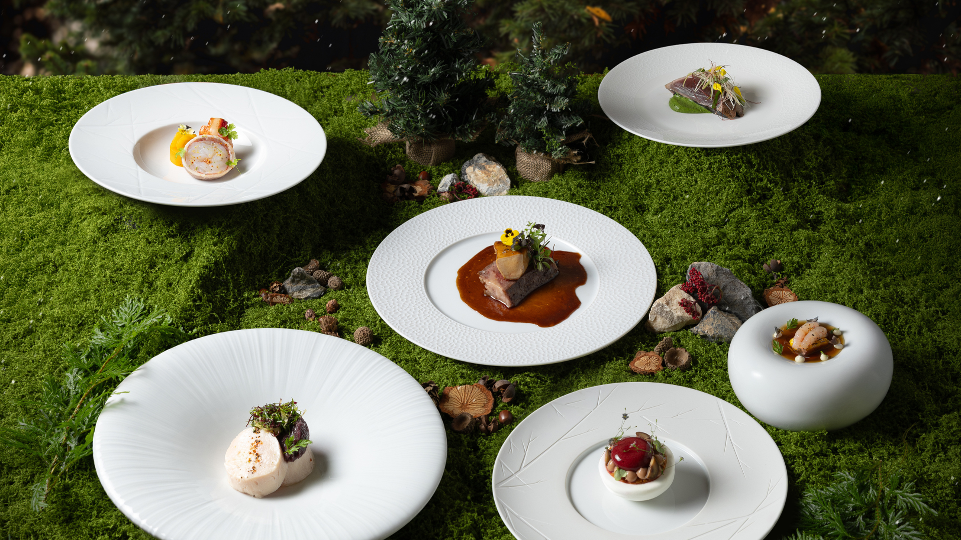 Festive dinner at Forage, Mandai Rainforest Resort by Banyan Tree.