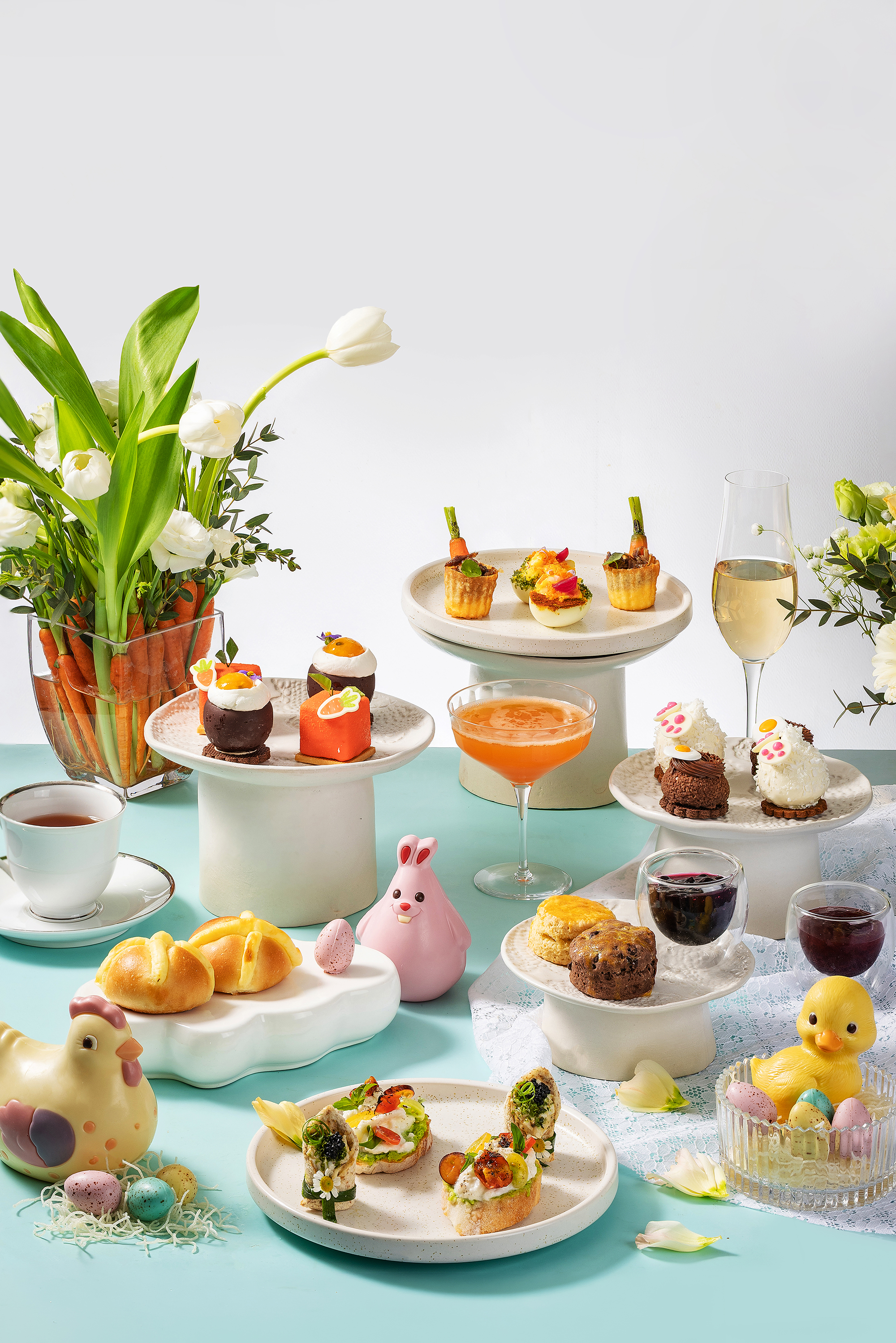 Banyan Tree Bangkok Saffron Sky Garden Easter Afternoon Tea