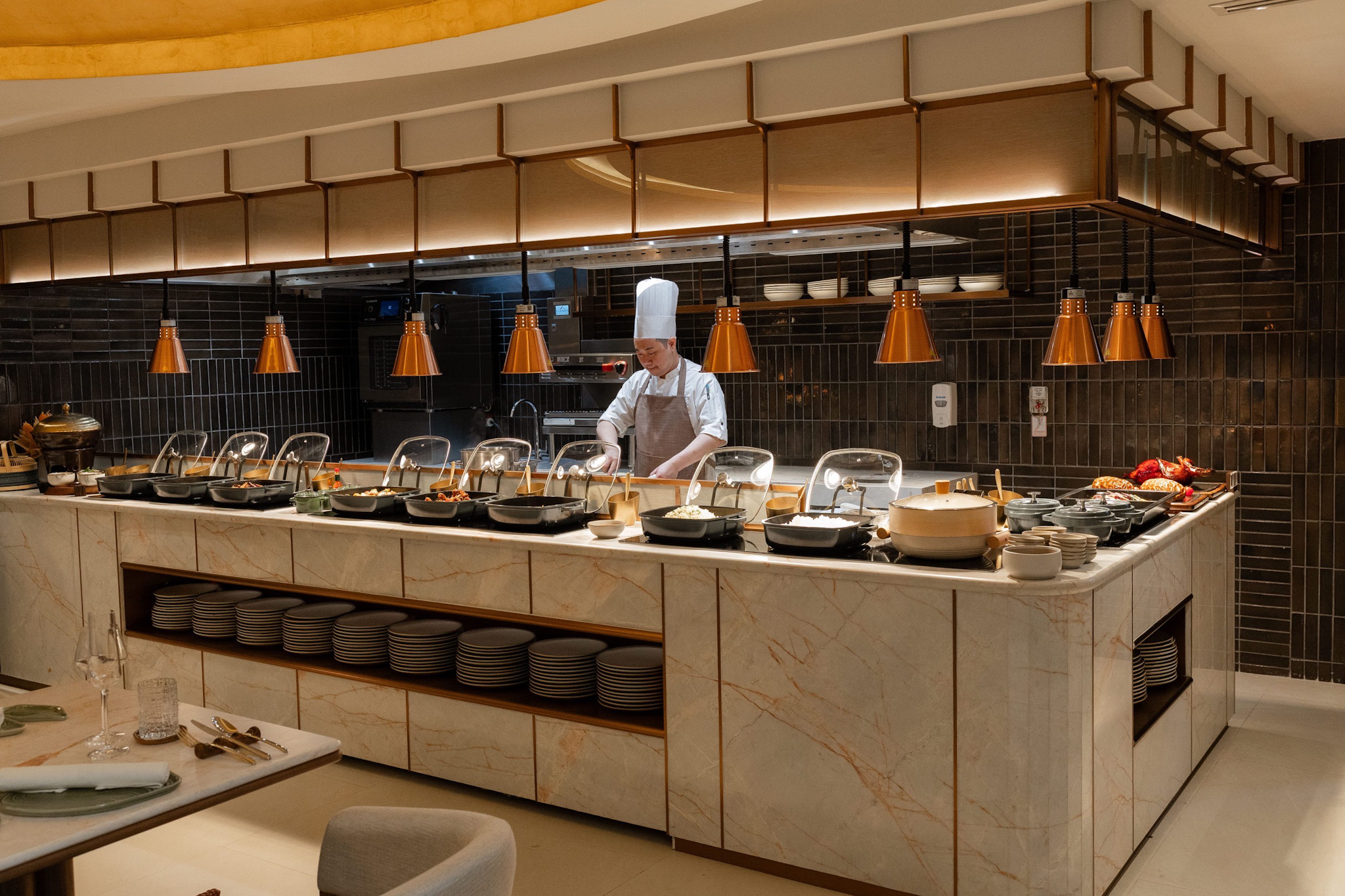 Banyan Tree Bangkok Romsai Restaurant with Chef
