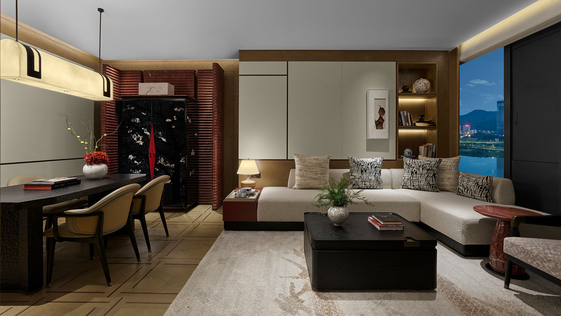 Banyan Tree Guangzhou Jiulong Lake Living Room