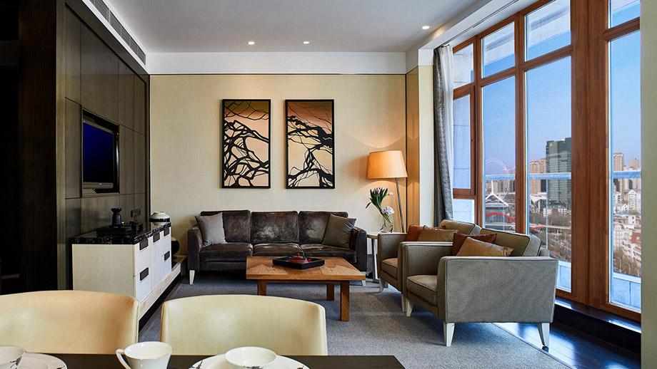 Banyan Tree China Tianjin Riverside Accommodation - Riverside Suite Living Room