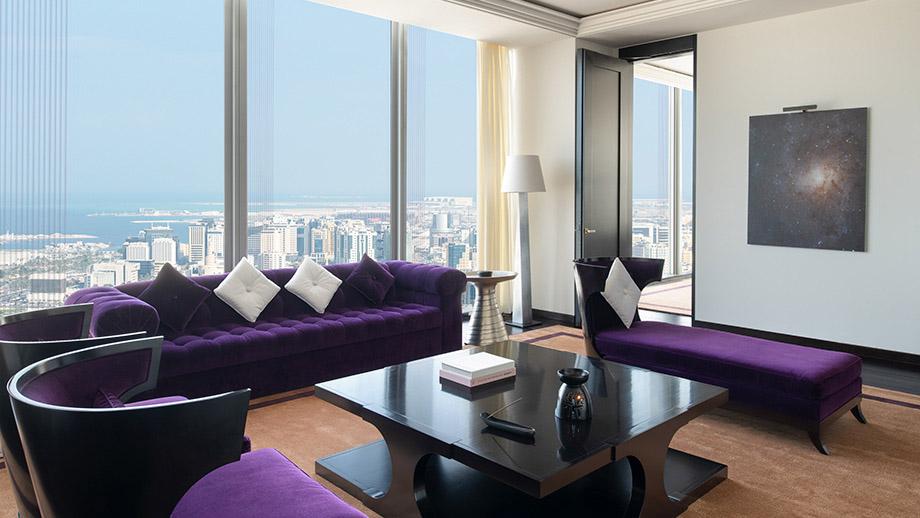 Banyan Tree Qatar Doha Accommodation - Harmony Horizon Club Suite Living Room City View
