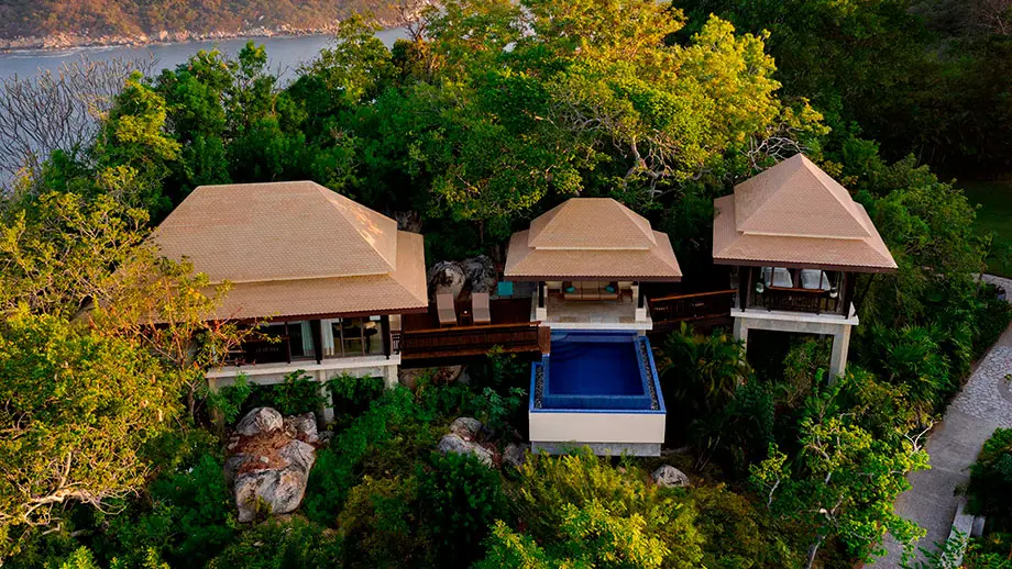 Banyan Tree Mexico Cabo Marques Accommodation - Ocean View Two Bedroom Pool Villa Exterior