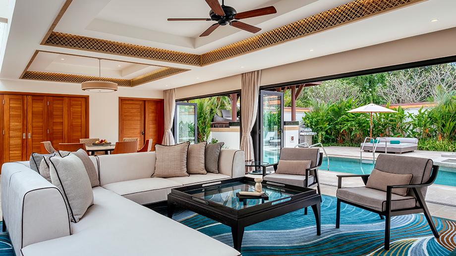 Banyan Tree Thailand Phuket Accommodation - Serenity Three Bedroom Pool Residence Living Room